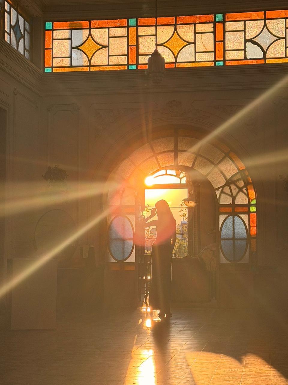 Vitral con luz